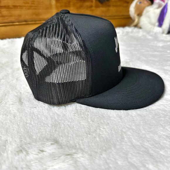 Jim Beam BBQ Sauce Snapback Trucker Hat Black Mesh Unisex - Picture 5 of 8